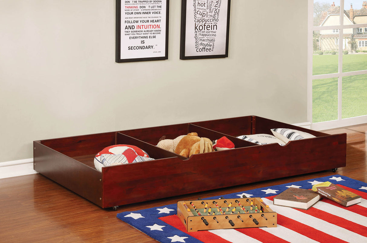 Grano Cherry Trundle from Furniture of America - Luna Furniture