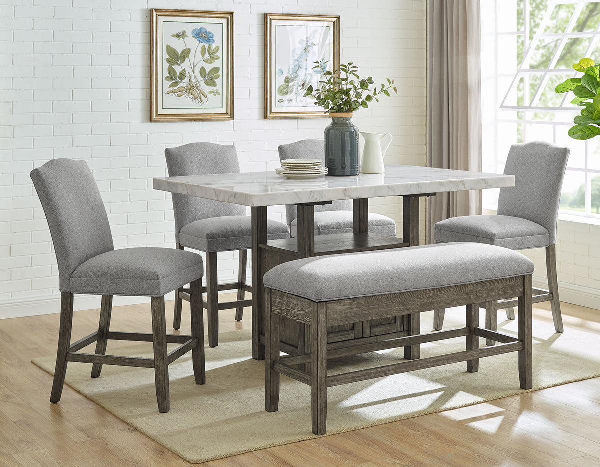 Grayson Server, White Marble Top from Steve Silver - Luna Furniture
