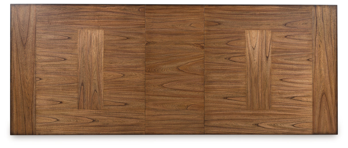 Greddinton Brown/Black Dining Extension Table from Ashley - Luna Furniture