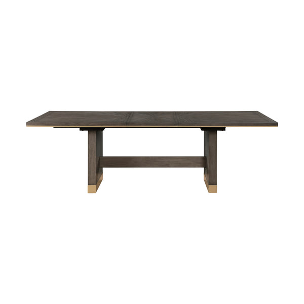 Griffin Brown 96" Extendable Dining Table