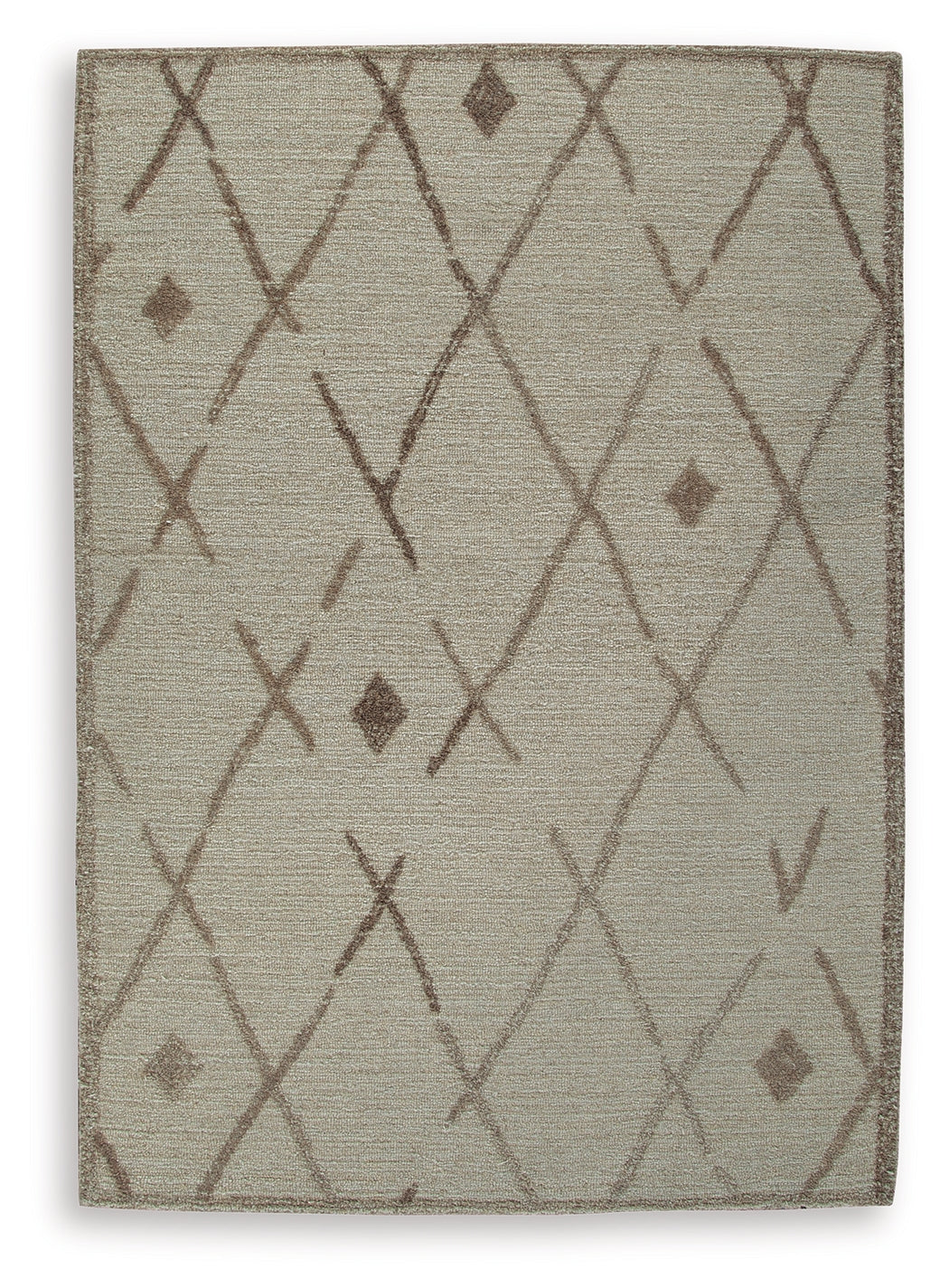 Guyford Beige/Brown Medium Rug from Ashley - Luna Furniture