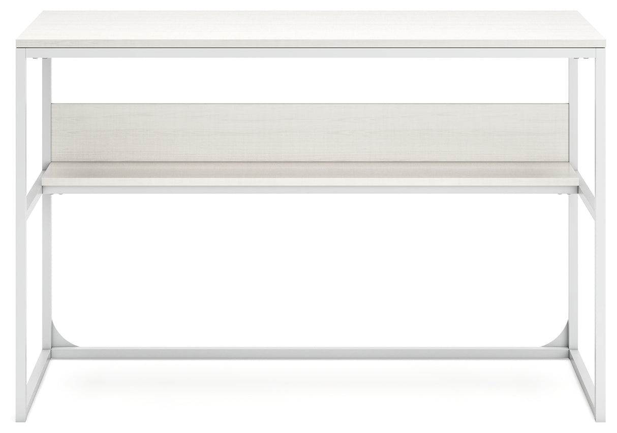 Deznee White Home Office Desk from Ashley Furniture - Luna Furniture