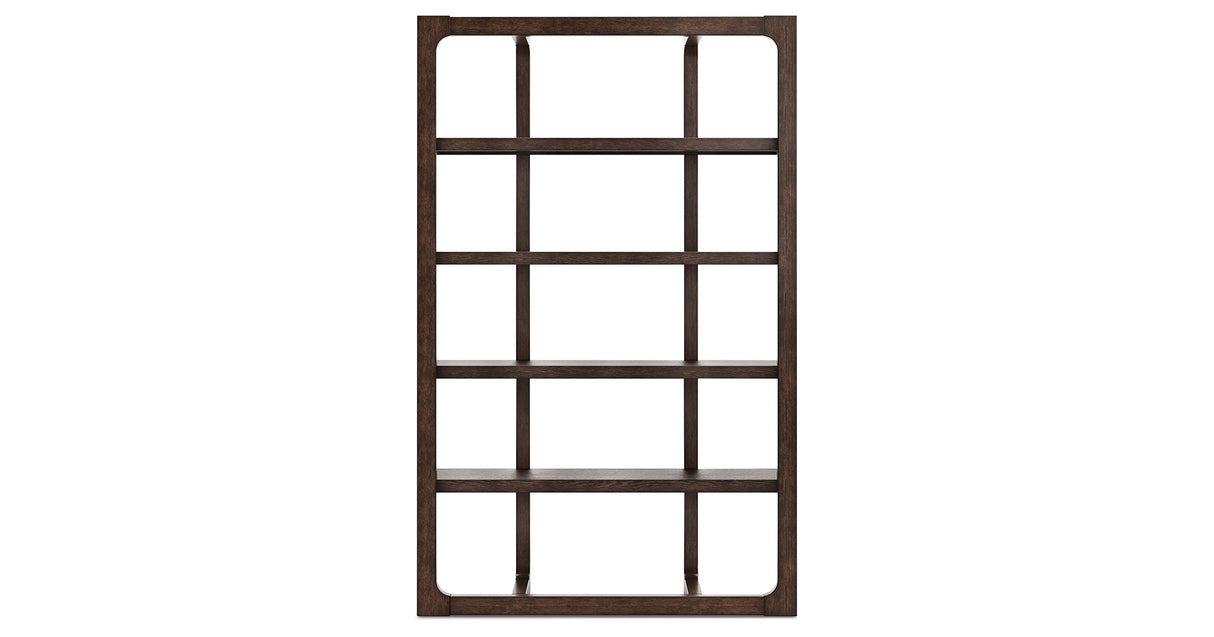 Breckington Dark Brown 76" Bookcase from Ashley - Luna Furniture