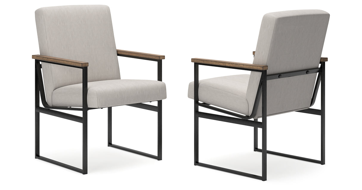 Montia Light Brown Home Office Desk Chair from Ashley Furniture - Luna Furniture