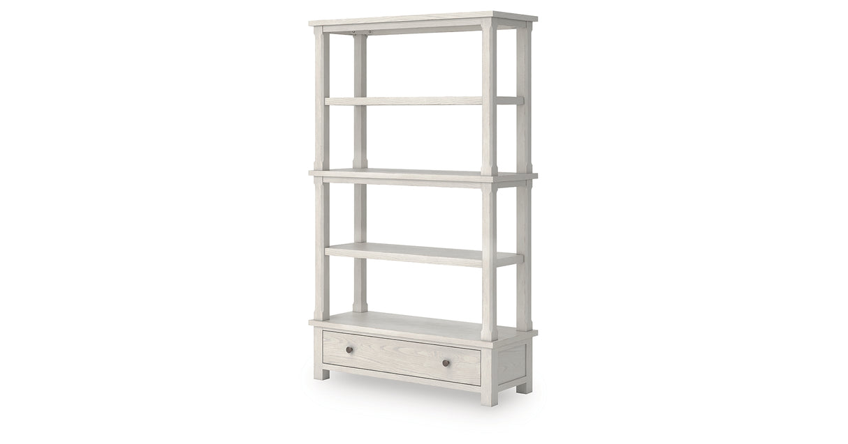 Robbinsdale Antique White 75" Bookcase from Ashley Furniture - Luna Furniture