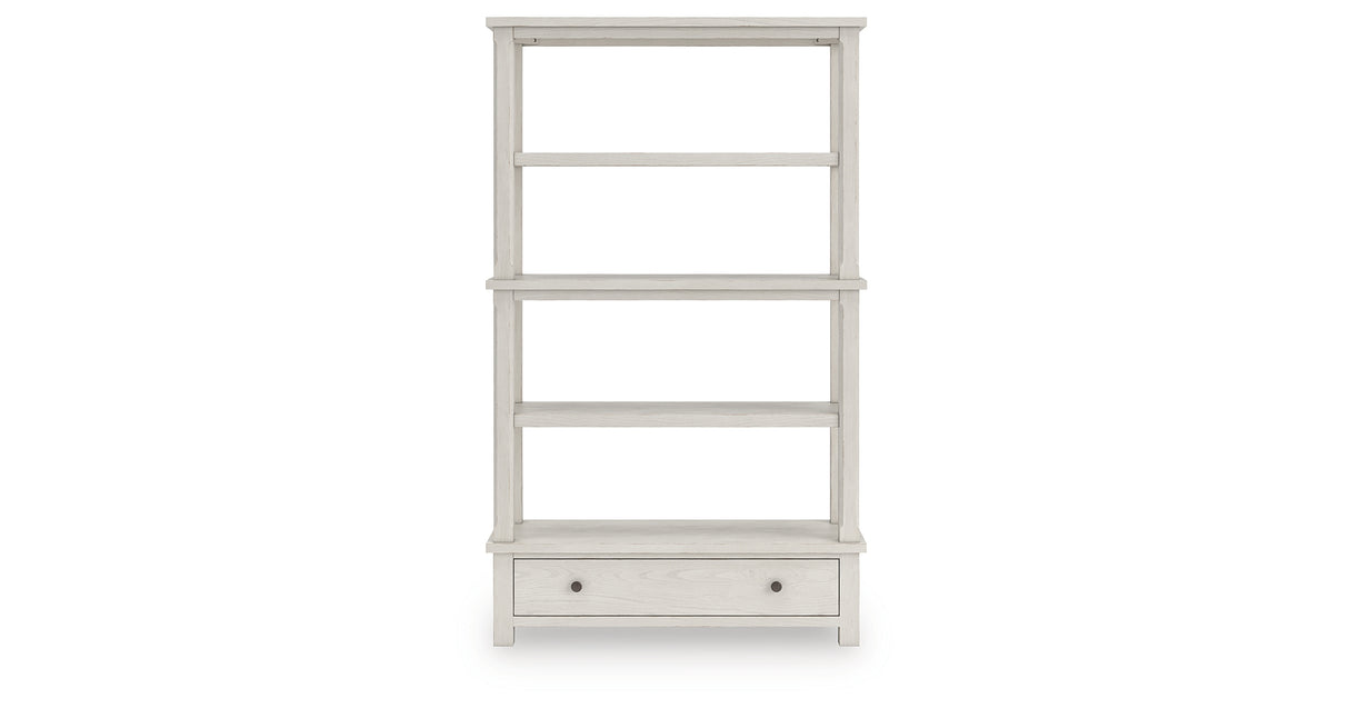 Robbinsdale Antique White 75" Bookcase from Ashley Furniture - Luna Furniture