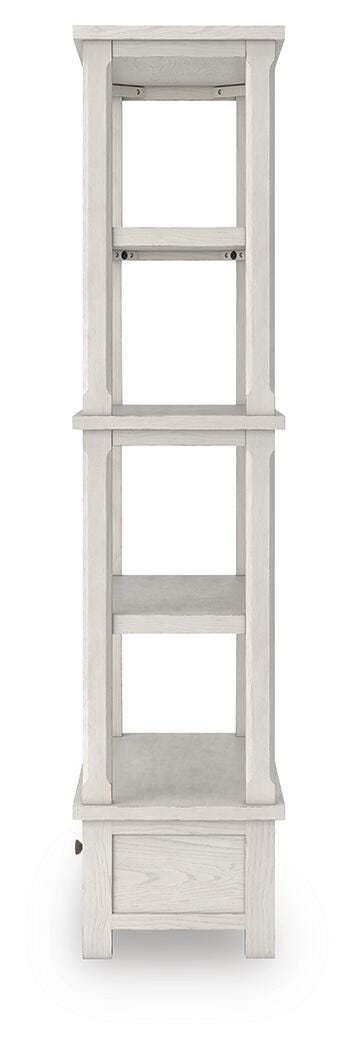 Robbinsdale Antique White 75" Bookcase from Ashley Furniture - Luna Furniture