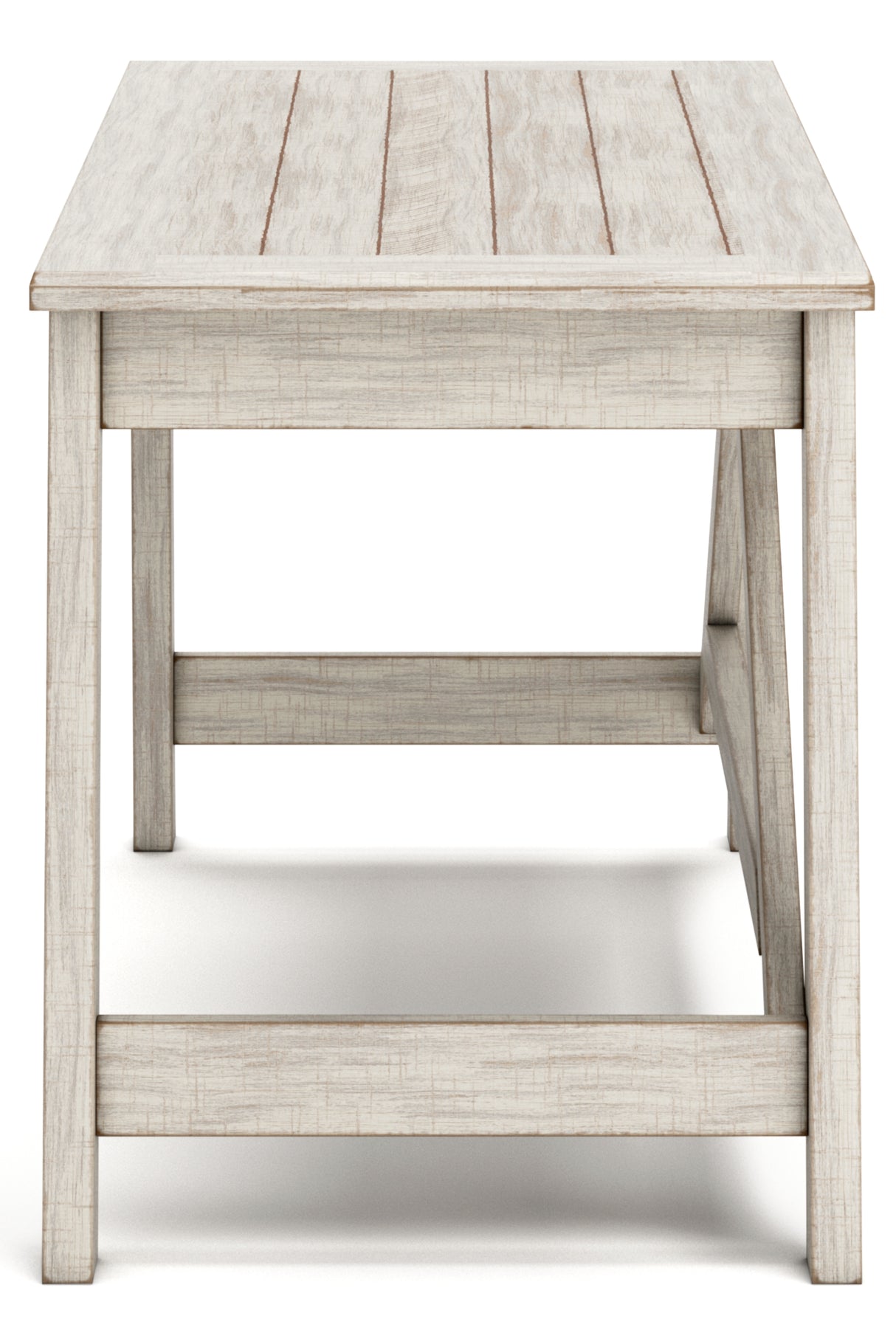 Carynhurst Whitewash 60" Home Office Desk from Ashley - Luna Furniture