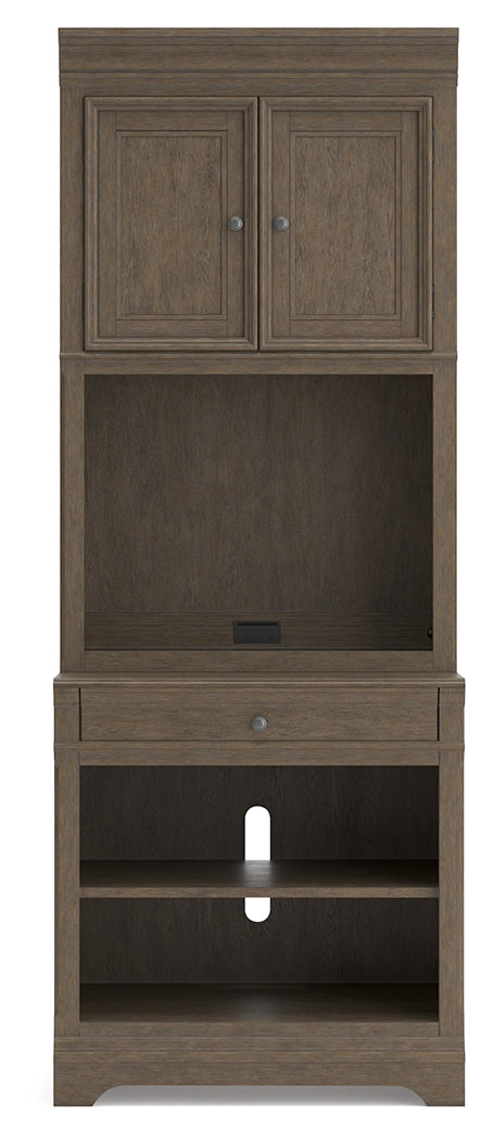 Janismore Weathered Gray Bookcase from Ashley Furniture - Luna Furniture