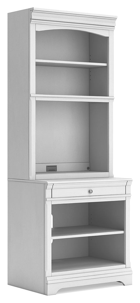 Kanwyn Whitewash Bookcase from Ashley - Luna Furniture
