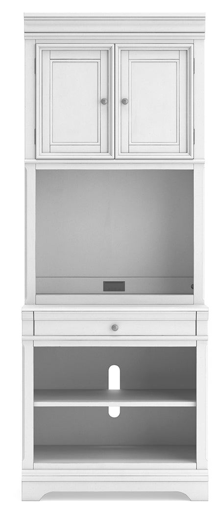 Kanwyn Whitewash Bookcase from Ashley - Luna Furniture