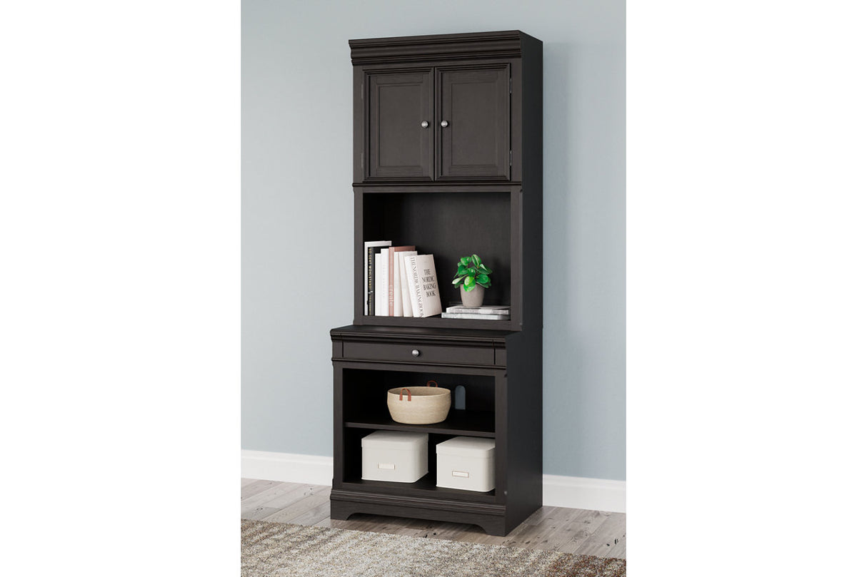 Beckincreek Black Bookcase from Ashley - Luna Furniture
