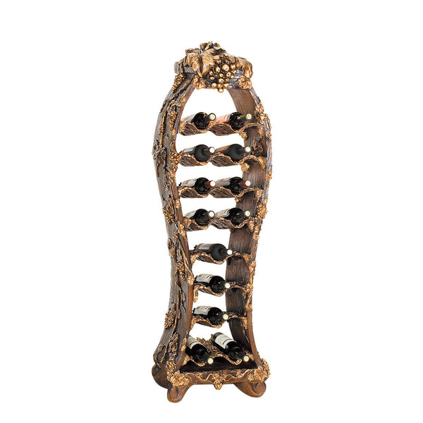 HD-1176 Antique Gold/Mahogany Display