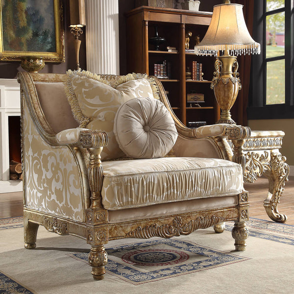 HD-205 Metallic Bright Gold Chair