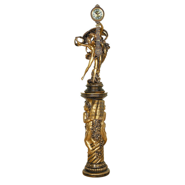 HD-211 Metallic Antique Gold Clock