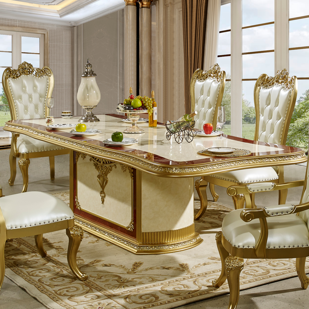 HD-5138 Dining Table from Homey Design - Luna Furniture