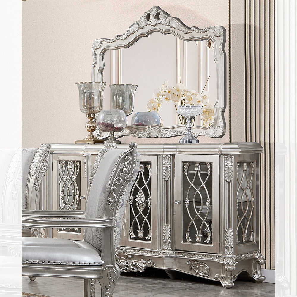 HD-5800GR Antique Silver Gray Buffet from Homey Design - Luna Furniture