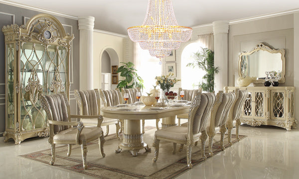 HD-5800 Newberry Li Cream 7-Piece Dining Room Set