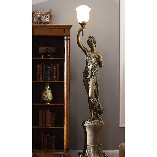 HD-7919 Antique Gold B Face Left Lamp