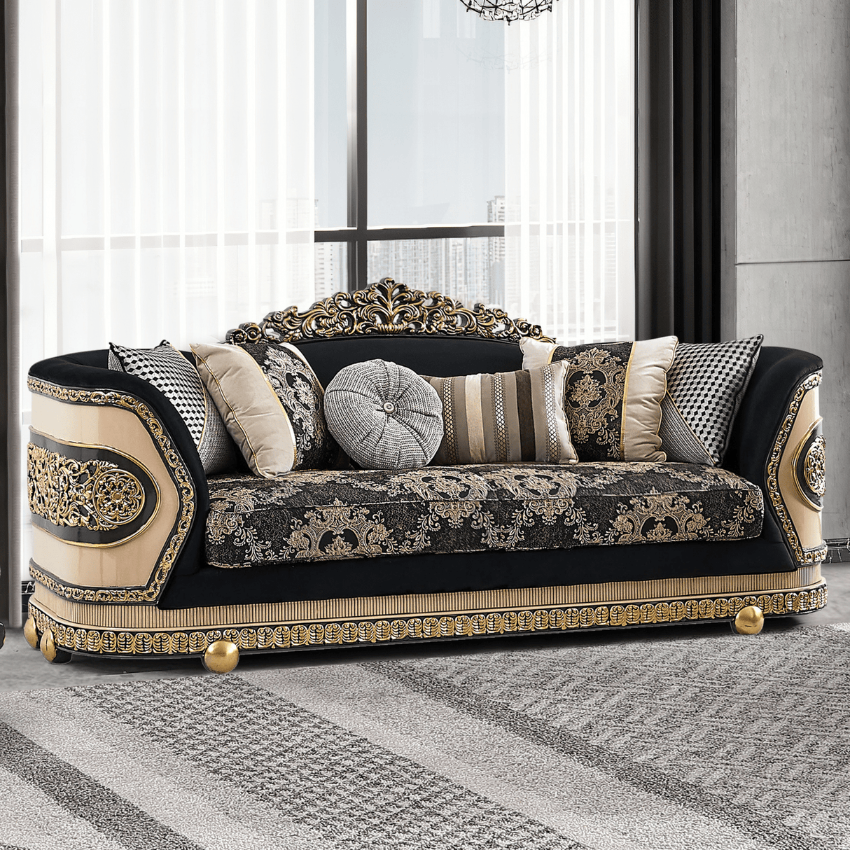 HD-9012-LOVESEAT (Special Order Only) from Homey Design - Luna Furniture