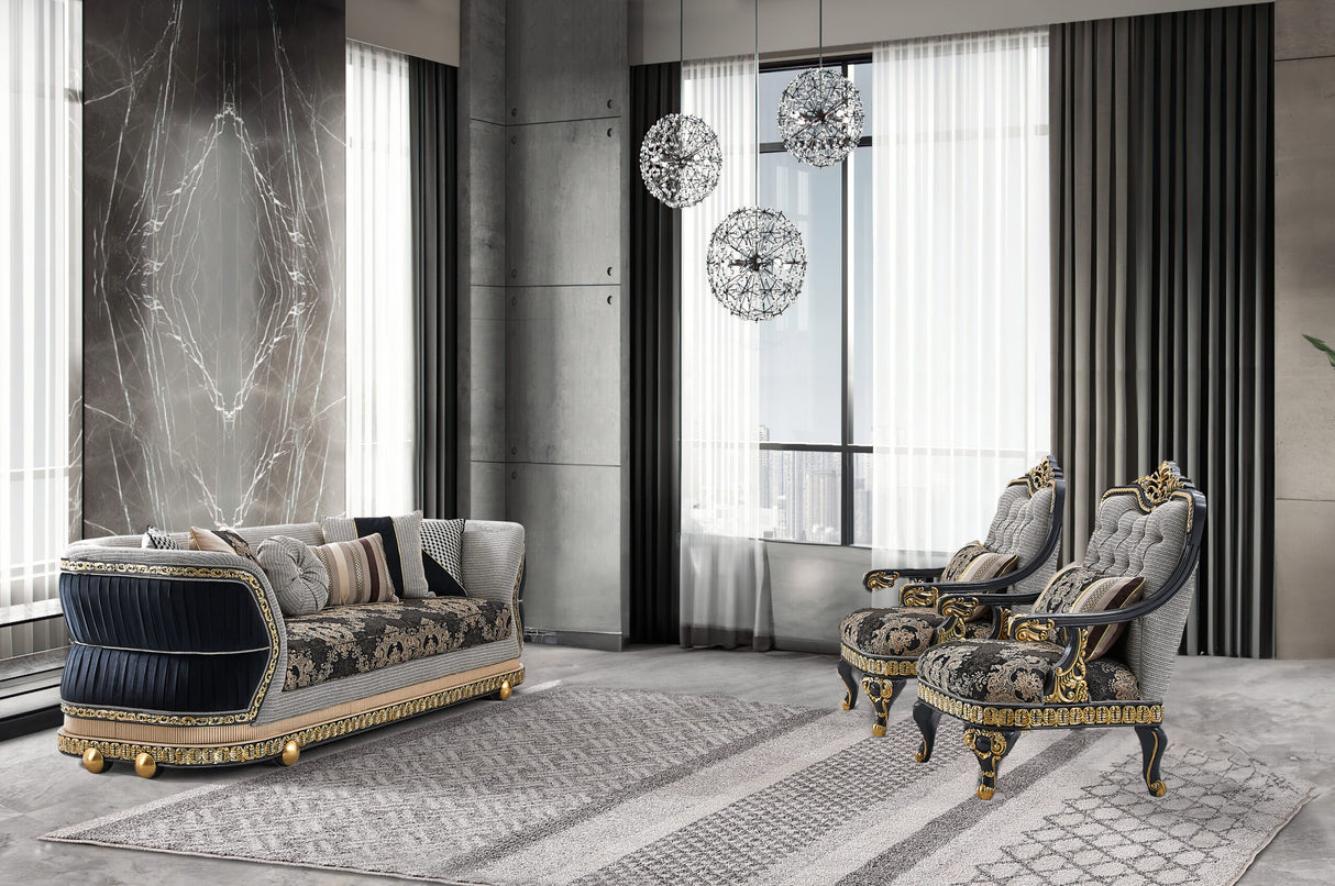 HD-9013-3-Piece Living Room Set from Homey Design - Luna Furniture