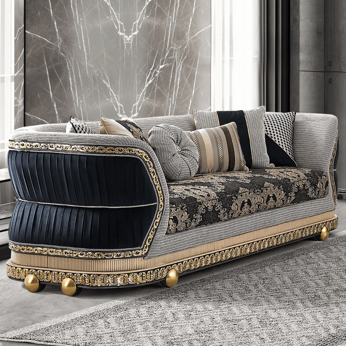 HD-9013-3-Piece Living Room Set from Homey Design - Luna Furniture