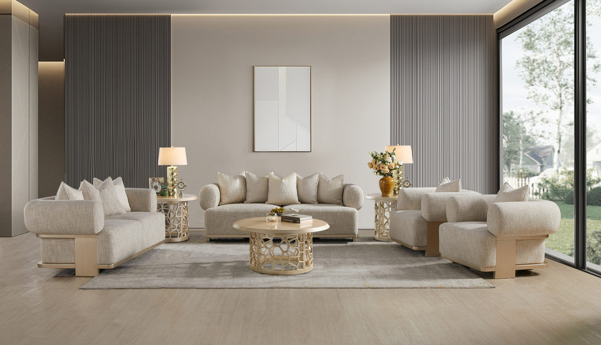 FOB HD-966 3-Piece Living Room Set