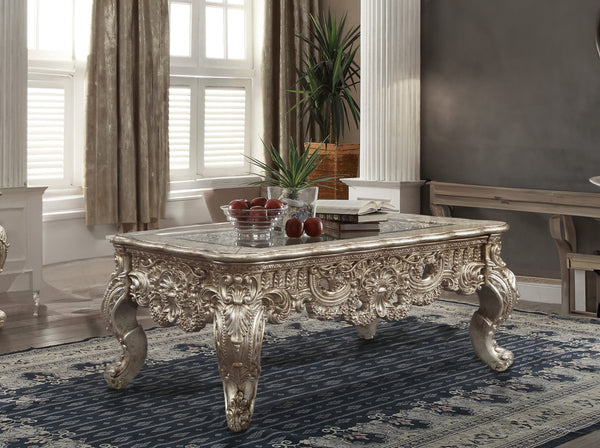HD-998CH Champagne Silver Coffee Table