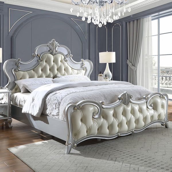 HD-6036 Luna Silver California King Bed