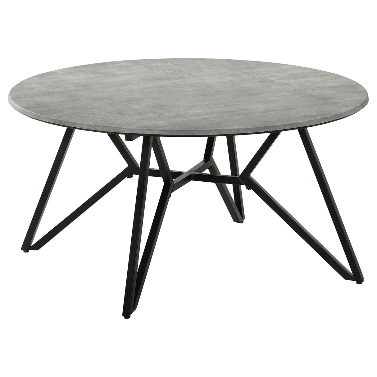 Hadi Cement 3-Piece Round Coffee and End Table Set from Coaster - Luna Furniture