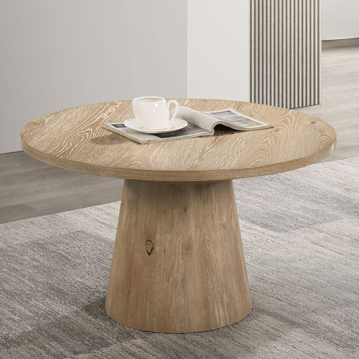 Halewood Oak Cocktail Table from Furniture of America - Luna Furniture