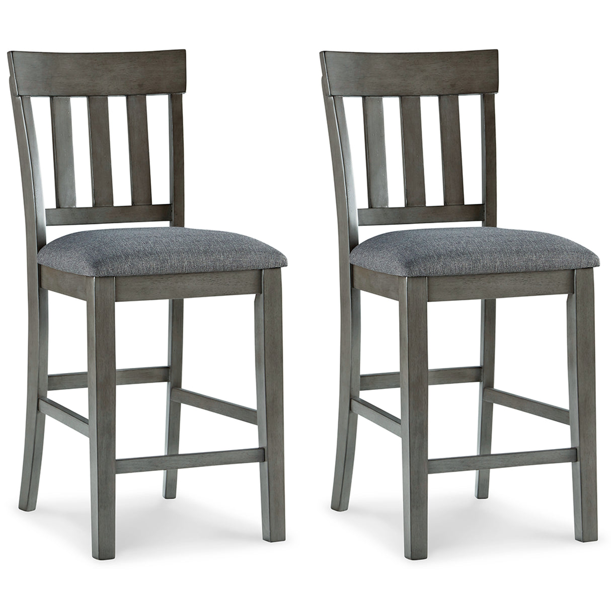 Hallanden 2-Piece Bar Stool in Two-tone Gray from Ashley - Luna Furniture