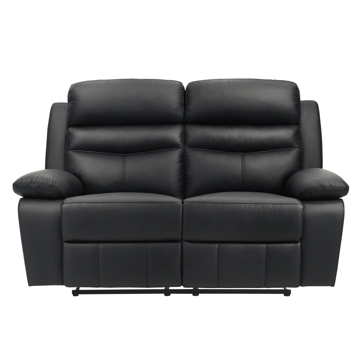 Hancock Black 2-Piece Double Reclining Set from Homelegance - Luna Furniture