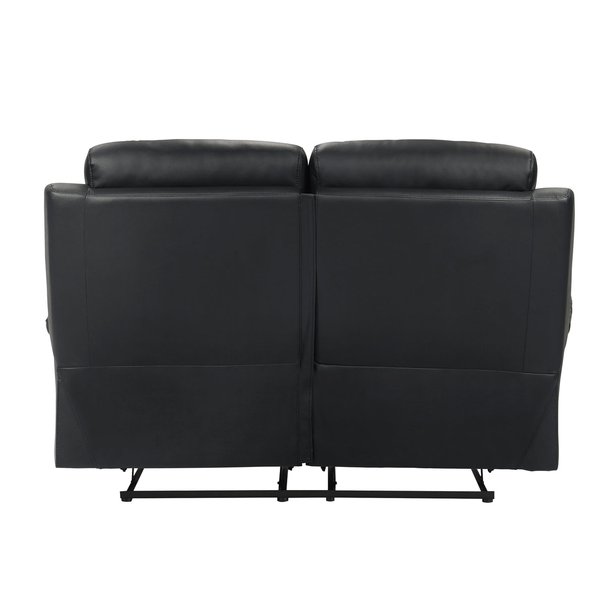 Hancock Black 2-Piece Double Reclining Set from Homelegance - Luna Furniture