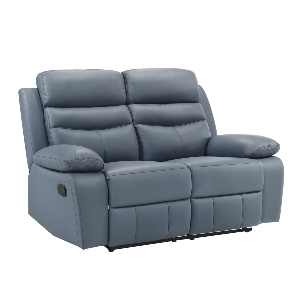 Hancock Blue 2-Piece Double Reclining Set from Homelegance - Luna Furniture