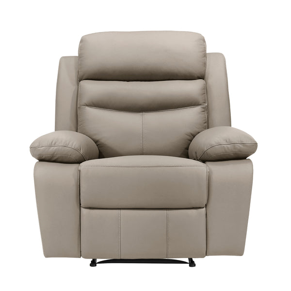 Hancock Latte Leather Reclining Chair