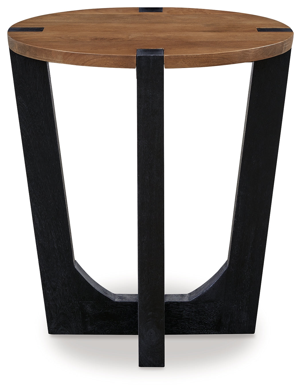 Hanneforth Coffee Table with 1 End Table in Brown/Black from Ashley Furniture - Luna Furniture