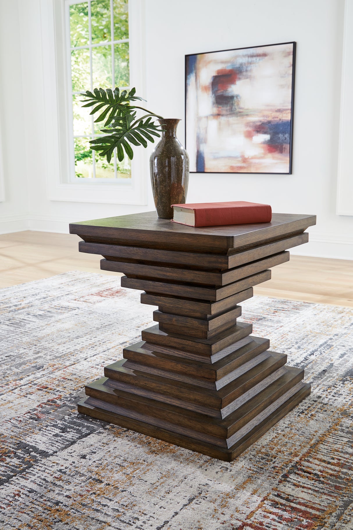 Hannodream Warm Brown End Table from Ashley - Luna Furniture