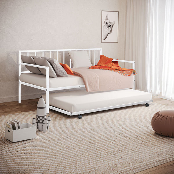Harmon White Metal Daybed