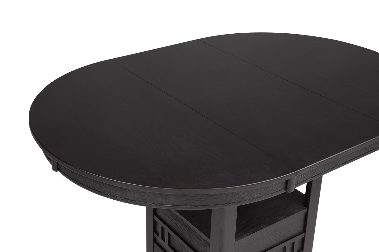 Hartwell Charcoal Counter Height Set from Crown Mark - Luna Furniture