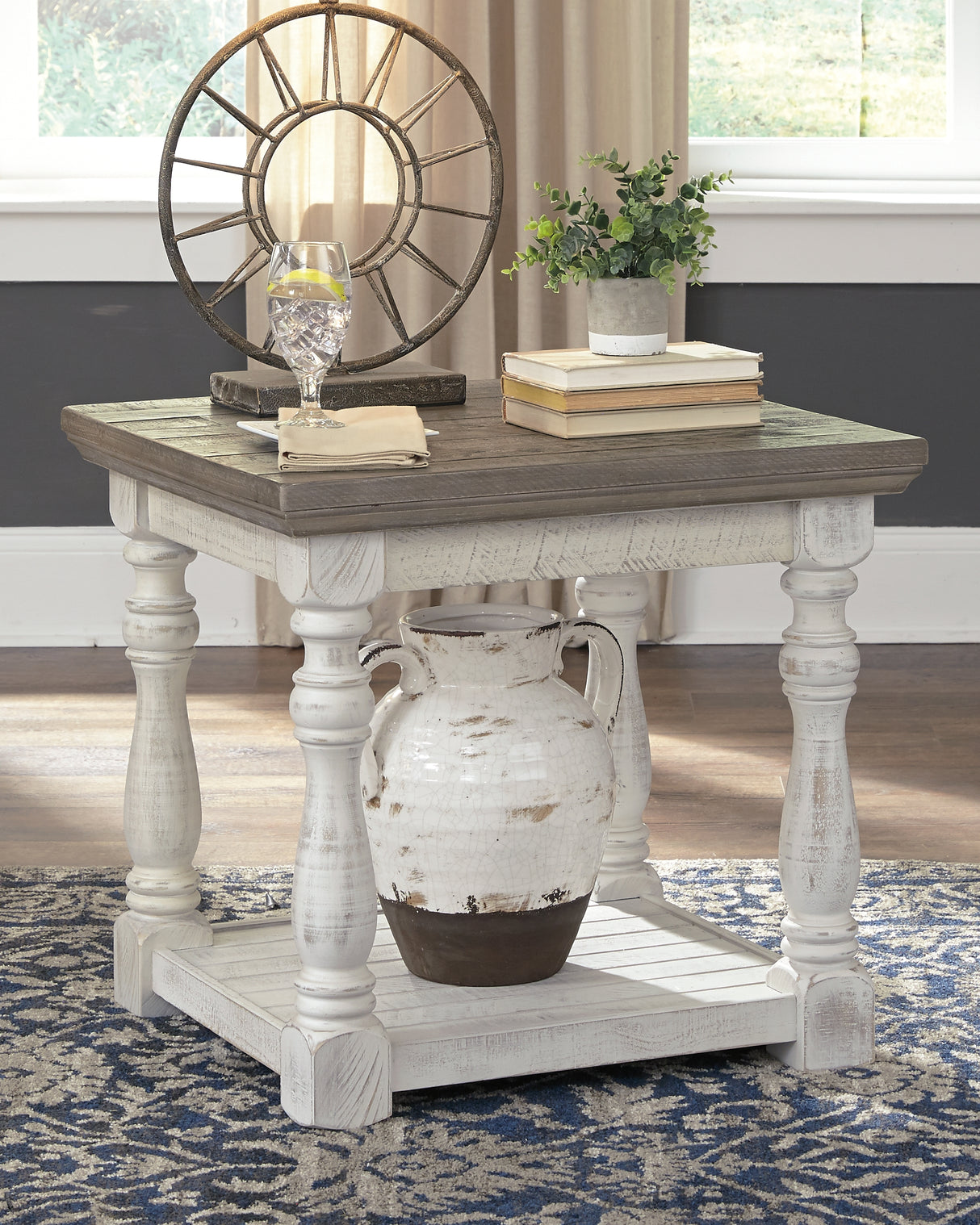 Havalance 2 End Tables in Gray/White from Ashley - Luna Furniture