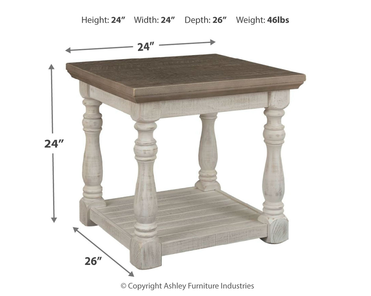 Havalance 2 End Tables in Gray/White from Ashley - Luna Furniture