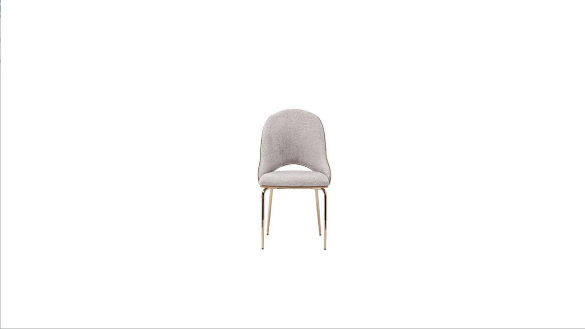 Havana Gray Dining Chair, Set of 2 from Bellona - Luna Furniture