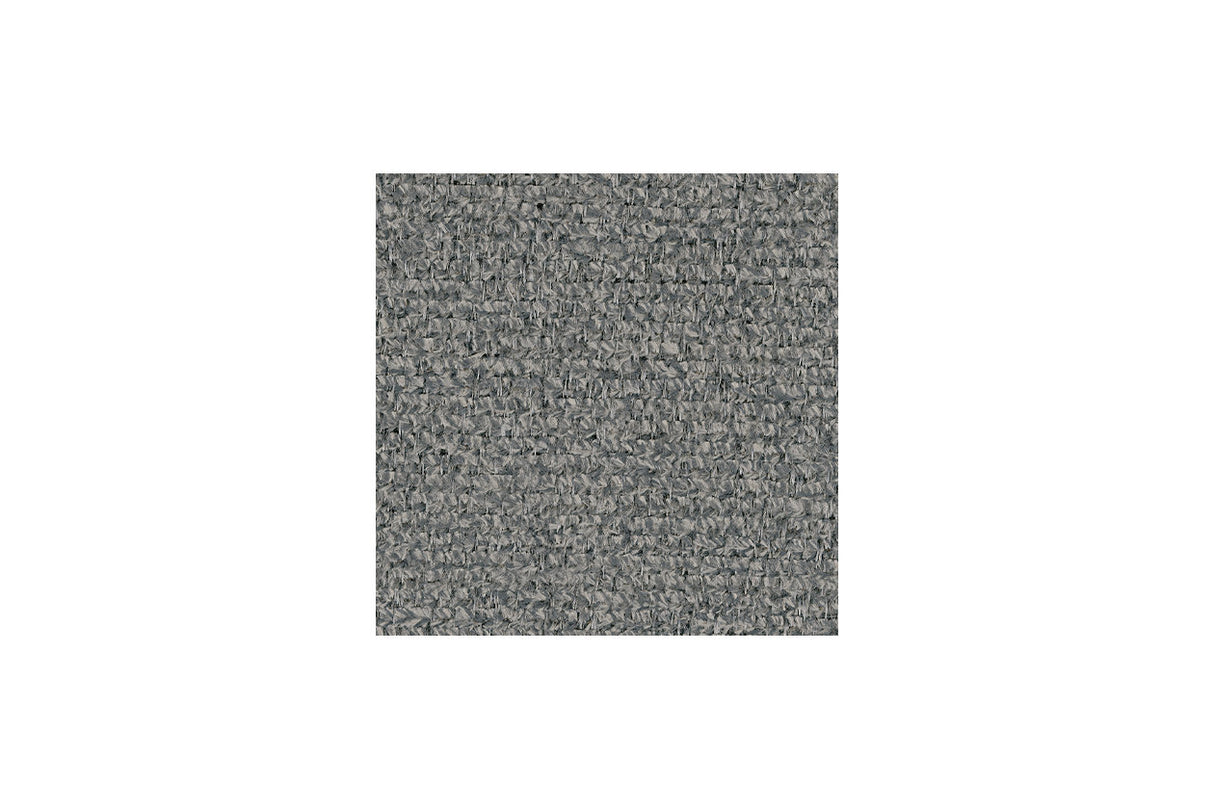 Hazela Charcoal Chair and Ottoman from Ashley - Luna Furniture