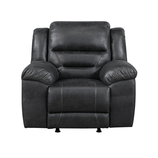 Hazen Black Rocker Reclining Chair