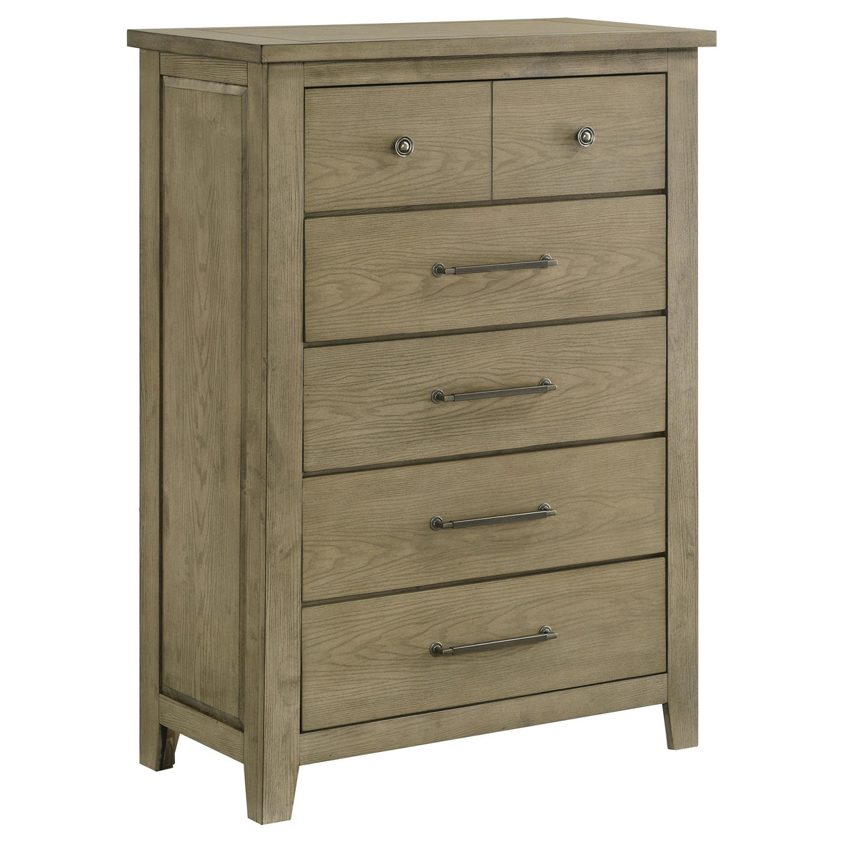 Hazlewood Vineyard Oak 5-Piece Queen Bedroom Set from Coaster - Luna Furniture
