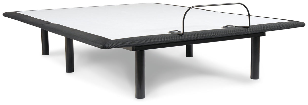 Head Up Only Foundation Charcoal Gray King Adjustable Head Base from Ashley Furniture - Luna Furniture
