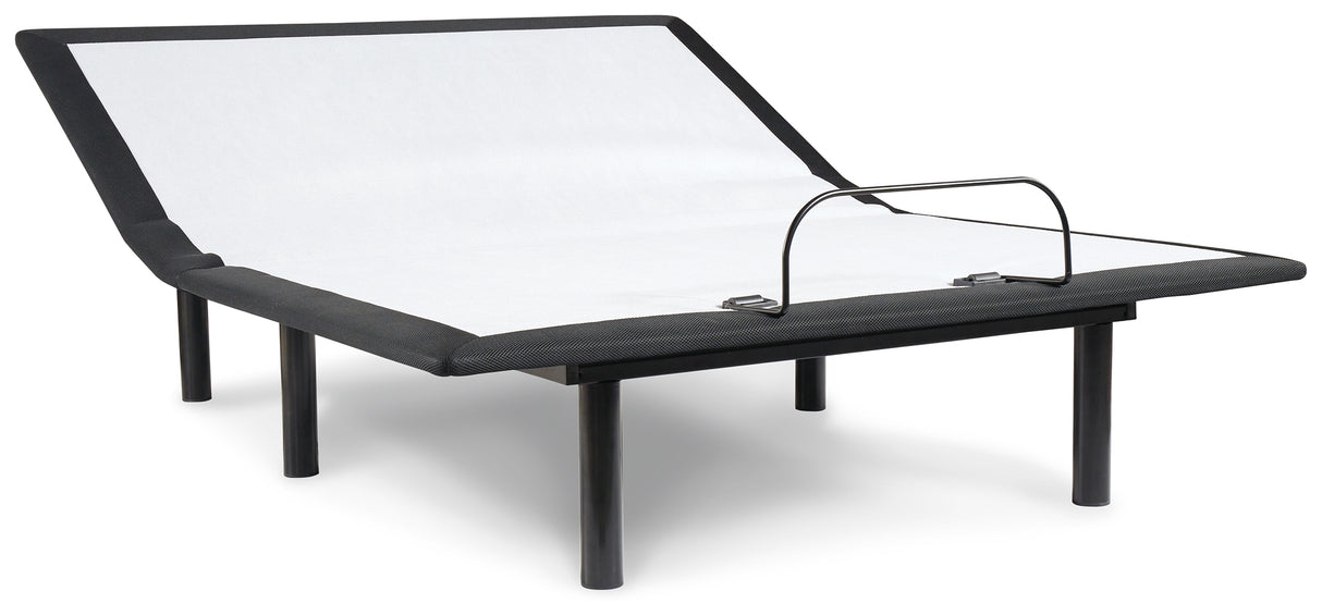 Head Up Only Foundation Charcoal Gray King Adjustable Head Base from Ashley Furniture - Luna Furniture