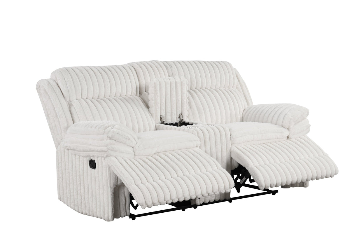Heaven Beige 3-Piece Reclining Living Room Set from Happy Homes - Luna Furniture