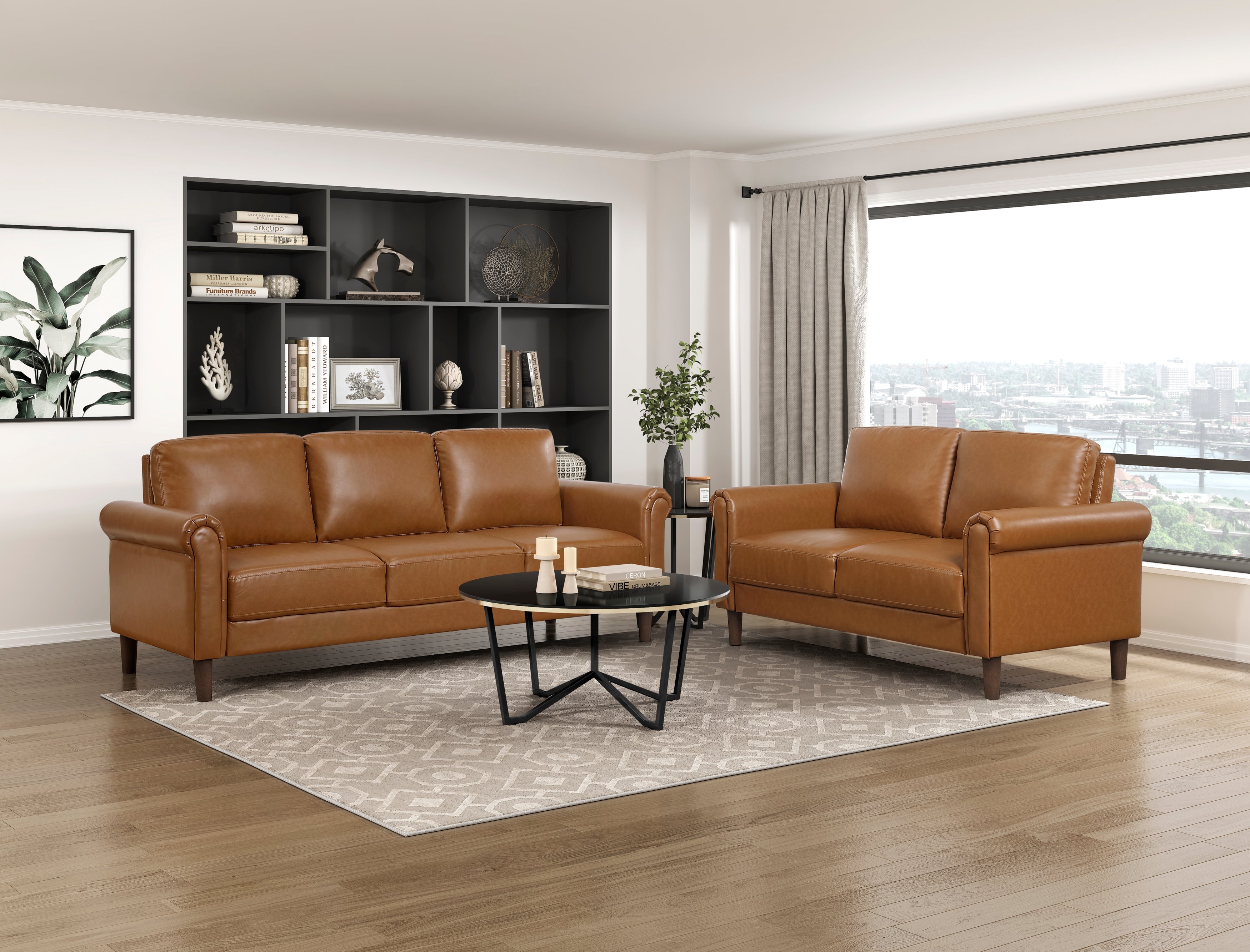 Hector Brown Living Room Set – Luna Furniture